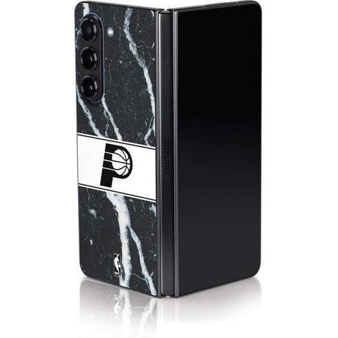 NBA Indiana Pacers Marble Galaxy Z Fold5 5G Skin